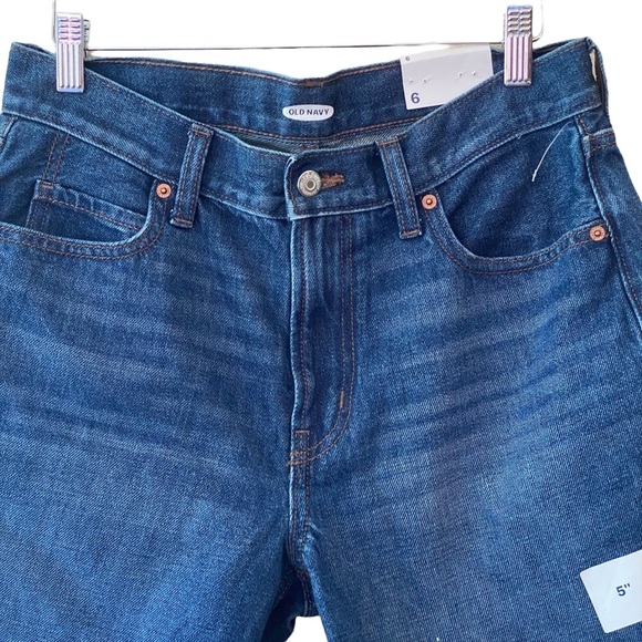 NWT Old Navy High Rise Distressed Denim‎ Shorts - Picture 3 of 7